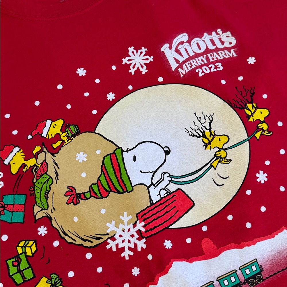 Snoopy Knotts Merry Christmas T-shirt sz 4XL NWT